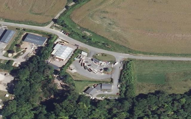 Vue aérienne — Déchetterie de Morienval