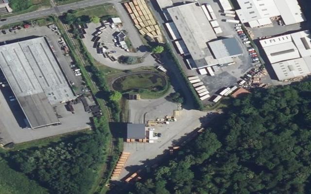 Vue aérienne — Déchetterie de Compiègne