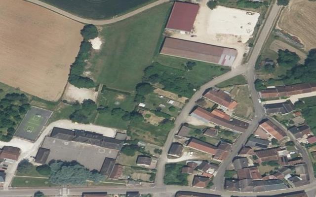 Vue aérienne — Déchetterie d'Étais-la-Sauvin
