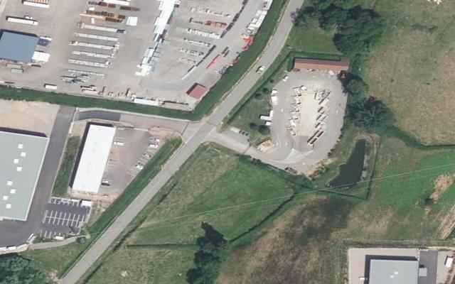 Vue aérienne — Déchetterie Chauffailles