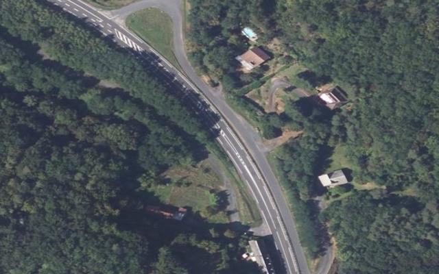 Vue aérienne — Déchetterie de Ladignac