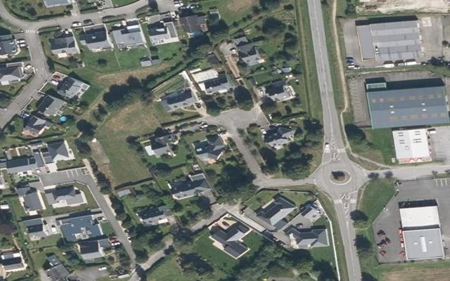 Vue aérienne — Déchetterie de Kervault