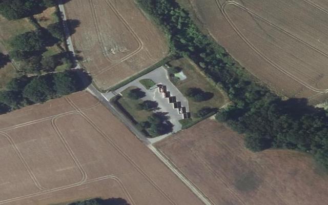 Vue aérienne — Déchetterie Arnières-sur-Iton