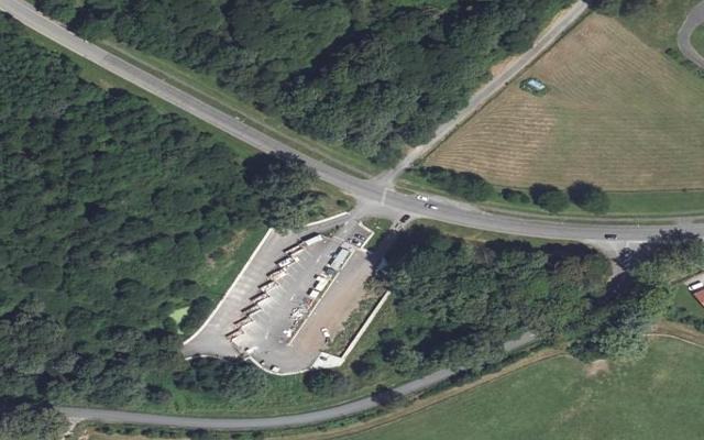 Vue aérienne — Déchetterie de Couzeix