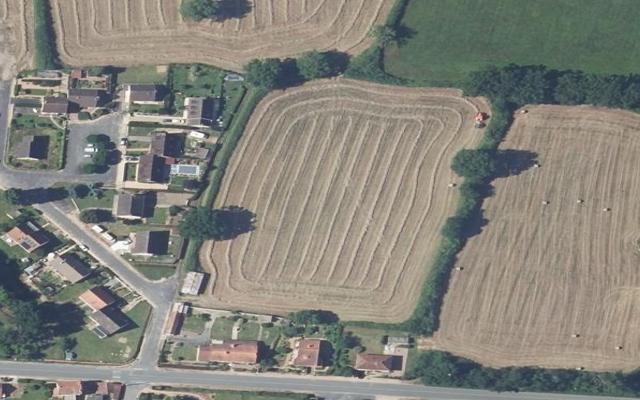 Vue aérienne — Déchetterie de Villefranche-d'Allier